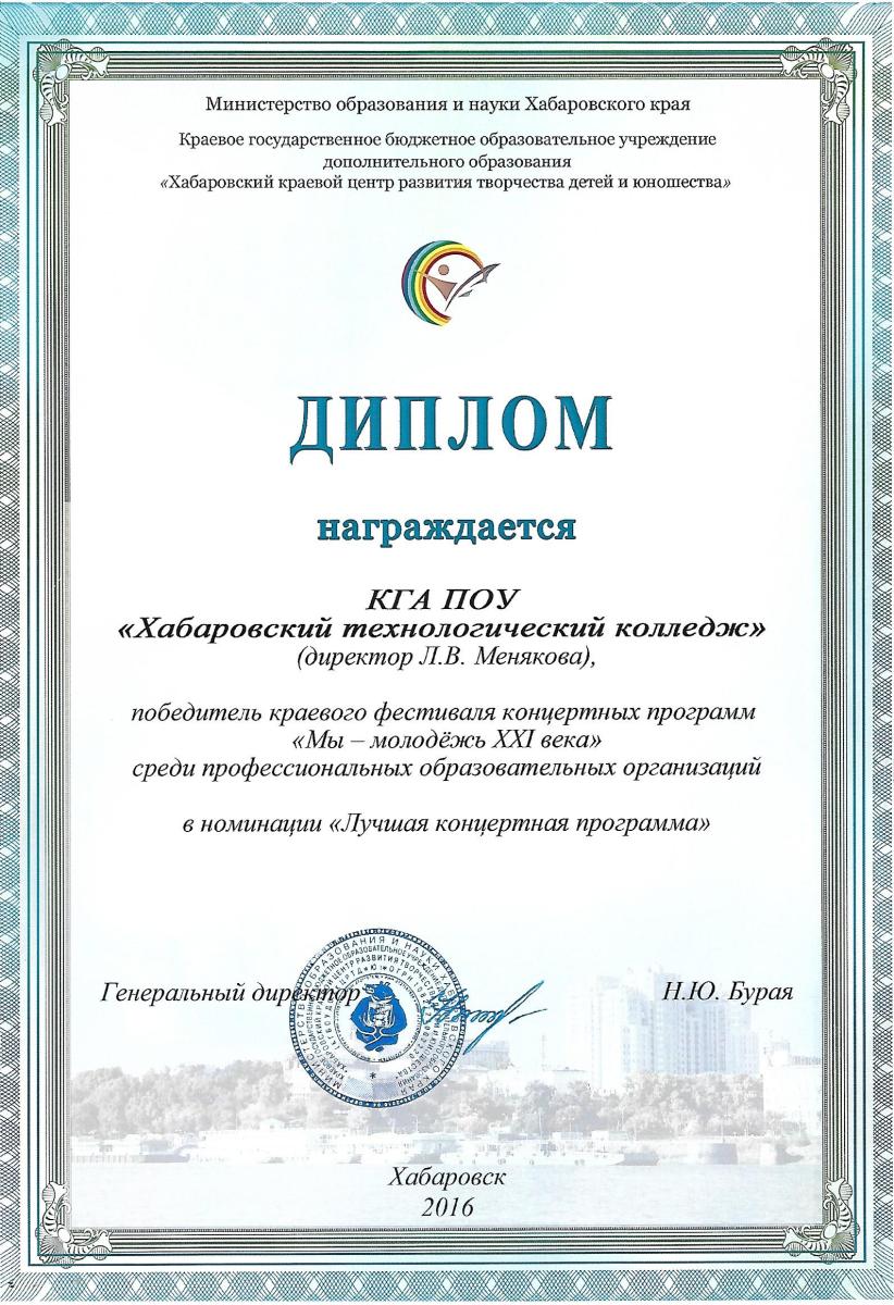 Награды за творческую деятельность