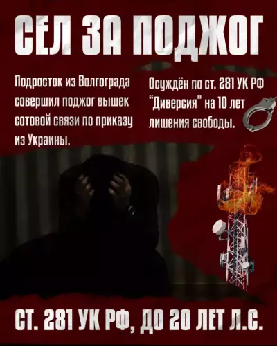 10.07.2025 Срок за поджог