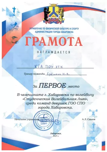 Наши спортивные достижения 2025-2026